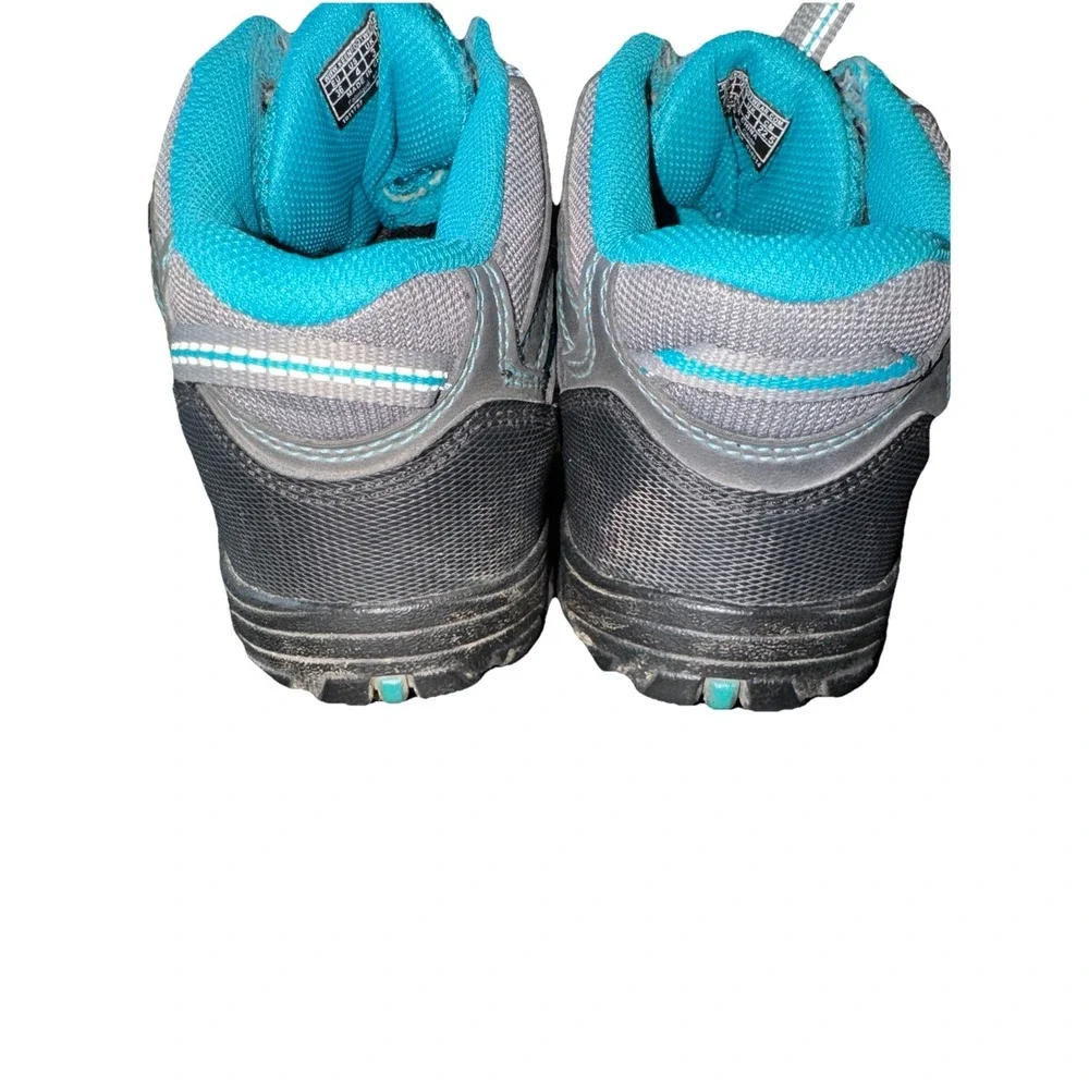 Keen Targee II Mid Waterproof Hiking Boots Teal Gray Unisex Youth Sz 4 Outdoors